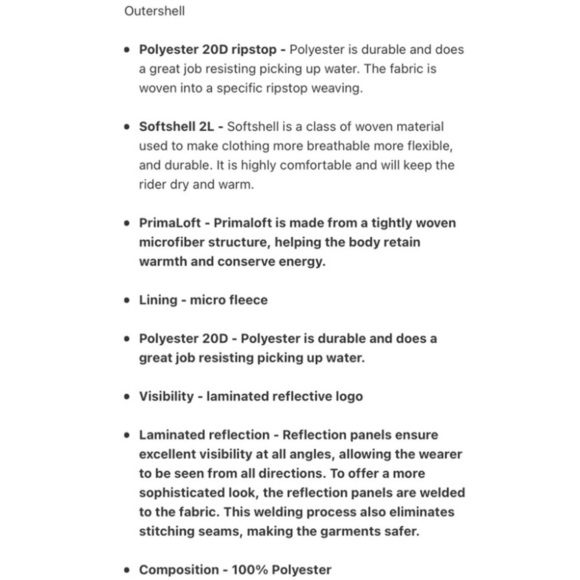 Rev'It! Men's Solar Insulated Ripstop Zip Up Jacket Black Red S‎ - Picture 11 of 12